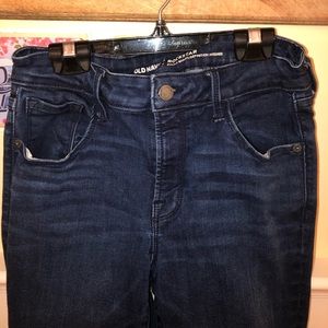 Old Navy Rockstar Dark Denim Jeans